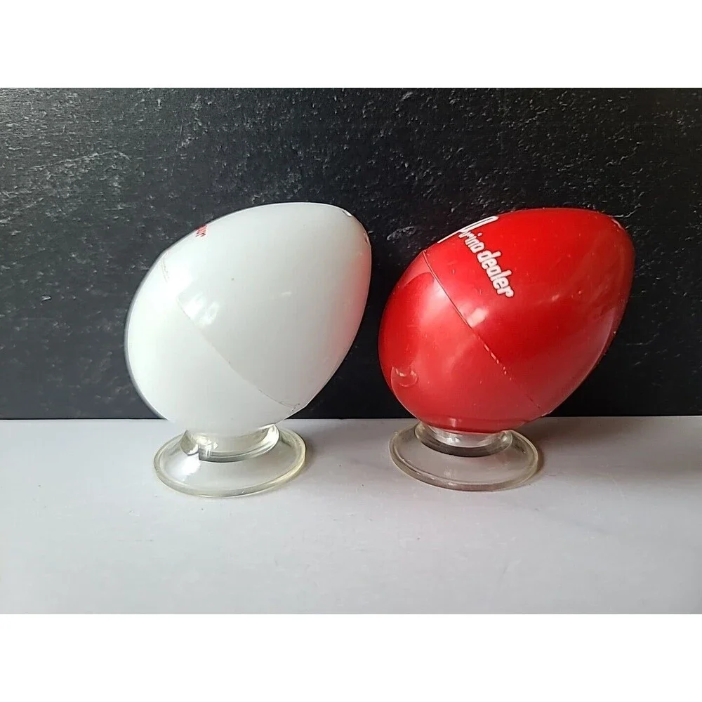 Purina Egg Shaped Salt And Pepper Shakers Vintage